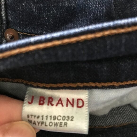 J BRAND size 28 Mayflower Wash Stretch Denim Bailey Bootcut Flare Jeans - Picture 4 of 5
